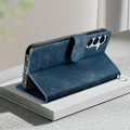 Pikkukuva 3 / 6: Tiger Case for Samsung A25 5G - AVIZAR - Video Support Wallet - Puolijäykkä kuori - Sininen Blå