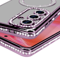 Pikkukuva 3 / 6: Coque Diamant pour Samsung Galaxy S24 FE MagSafe Contour Strass Violet Lila