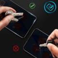Pikkukuva 4 / 4: Suojakalvo - AVIZAR - Huawei P40 Lite - Karkaistu lasi - Ultraohut - Iskunkestävä Transparent