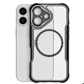 Miniatyrbild 5 av 5: Coque för iPhone 16 Plus MagSafe Kolfiber Antichock Förstärkt Svart Svart