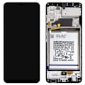 Miniatyrbillede 1 af 4: LCD-skærm - Samsung - Galaxy A32 - Original - Touchglas - Sort Svart
