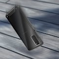 Miniatyrbillede 4 af 4: Etui - AVIZAR - Galaxy S11e - Bi-materiale beskyttelse - Silikone bumper - Gennemsigtig krystal Transparent, vit