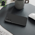 Miniatyrbillede 3 af 4: Coque - Samsung - Galaxy S21 Plus - Ægte læder - Fleksibel - Robust beskyttelse Svart