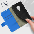 Miniatyrbild 3 av 4: Hölster - Nokia - 1.4 - Syntetiskt läder - Plånbok - Videostöd Blå