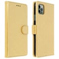 Miniatyrbillede 1 af 4: Étui - AVIZAR - iPhone 11 Pro Max - Helt dæksel - Kortholder - Videoholder - Gul Gult guld