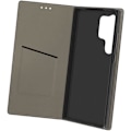 Miniatyrbild 2 av 6: Fodral till Samsung Galaxy S24 Ultra - AVIZAR - Funktion för plånboksställ - Svart Svart
