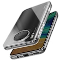 Miniatyrbild 2 av 5: Silikonett fodral för Huawei Mate 30, tunn, lätt, transparent design Transparent