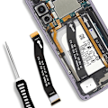 Pikkukuva 3 / 3: Näyttölasit - AVIZAR - Samsung Galaxy S21 FE - Musta - 100% Yhteensopiva - Uudenveroinen Laatu Svart