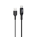 Pikkukuva 1 / 6: Lataus- ja tiedonsynkronointikaapeli USB Type-C 2.4A 1M Jaym Blackiin Svart