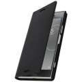 Pikkukuva 1 / 4: Nahkakotelo - AVIZAR - Xperia XZ1 - Täysi suojaus - Musta - Korttipaikat Svart
