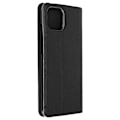 Miniatyrbillede 1 af 5: Samsung Galaxy A03 etui Saffiano Læder Ultra-Stiv Back Video Support BigBen Black Svart