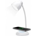 Miniatyrbillede 2 af 3: 15W induktionsoplader + højtaler + lampe Hvid Bigben Vit