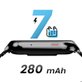 Miniatyrbillede 5 af 5: Elegant Smartwatch med Sundheds-/Aktivitetsmonitor IP67 Vandtæt Proove Sort Svart