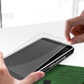 Miniatyrbillede 4 af 6: Coque til Logicom Five Silikone Transparent + 9H Tempereret Glas Sort Bigben