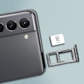 Miniatyrbillede 3 af 4: Samsung Galaxy S21 SIM-kortbakke 1x Nano SIM og Micro SD erstatning Sort Sort
