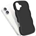 Miniatyrbillede 5 af 5: Silicone Stødabsorberende Cover til iPhone 16 Candy Serie Sort Svart
