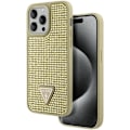 Pikkukuva 2 / 5: Coque Strass для iPhone 15 Pro Max с приподнятыми краями Треугольный Алмаз Guess Золотой Gul