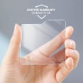 Miniatyrbillede 4 af 4: Force Glass hærdet glasfilm, der er kompatibel med Samsung Galaxy Z Flip 5 Transparent Transparent