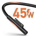 Pikkukuva 4 / 5: 45 W USB-C-latauskaapeli Surface Pro 7:lle, Pro 6:lle, Pro 5:lle, Pro 4:lle, Pro 3:lle ja Golle