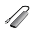 Miniatyrbild 2 av 6: USB-C Multiport Hub 6-i-1 - Satechi - 4K - Power Delivery 100W - 10Gbps - Grå