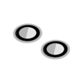 Miniatyrbillede 4 af 4: Bagkameraobjektiv til iPhone 13 / 13 Mini 100 % kompatibel hvid