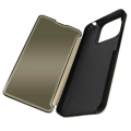 Miniatyrbillede 2 af 5: AVIZAR Clear View-etui til Xiaomi Redmi 12C - Gul hård skal - Mirror Flip Video Support Gul