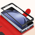 Pikkukuva 3 / 4: Kotelo on yhteensopiva Samsung Galaxy Z Fold 5 Card Holder Red -kotelon kanssa