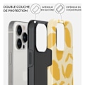 Pikkukuva 3 / 4: Coque pour iPhone 13 Pro MagSafe Tough Antichocs Modèle Lemon Tart Burga Jaune Beige