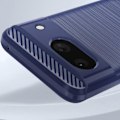Pikkukuva 4 / 6: Kotelo Google Pixel 8a:lle – AVIZAR – Joustava hiili ja harjattu tehoste Midnight Blue Blå