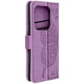 Miniatyrbild 1 av 6: Mandala Butterfly Fodral för Redmi Note 13 Pro Wallet Armband ljuslila