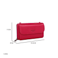 Pikkukuva 4 / 5: Galantry Fuchsia Leather Söpö lompakko olkalaukku Rosa