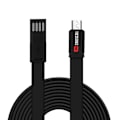 Pikkukuva 3 / 4: CROSSCALL USB-kaapeli - Micro-USB-tyyppi B (M) 2,01,2 m litteä - 0,09 kg - Musta ja punainen