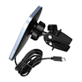 Miniatyrbild 1 av 4: Stöd Bil - Swissten - MagSafe - Snabbladdning 15W - Luftventil - 360° Rotation Svart