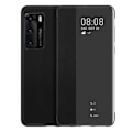 Miniatyrbillede 2 af 4: Housse - HUAWEI - P40 - Intelligent Vindue - Blød Cover - Sort Svart