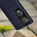 Miniatyrbillede 4 af 5: Honor 70 Beskyttelsesetui - AVIZAR - Kornet tekstur - Ægte læder - Midnatsblå Nattblått