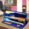 Miniatyrbillede 4 af 4: Etui til Samsung Galaxy J6 - AVIZAR - Folio Cover - Dobbelt Vindue - Støttefunktion - Blå Blå