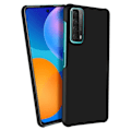 Miniatyrbillede 2 af 4: Coque - ADVARSEL - Huawei P smart 2021 - Stødabsorberende hård beskyttelse - Sort - Tynd og let Svart