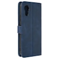 Miniatyrbillede 1 af 5: Etui til Samsung Galaxy Xcover 7 Wallet med midnatsblå syninger Blå