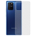 Miniatyrbild 2 av 4: Skyddsfilm för baksidan av Samsung Galaxy S10 Lite - IMAK - Koleffekt latex - Anti-repa Vit