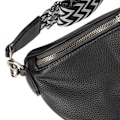 Miniatyrbillede 4 af 4: Geometrisk mønster Crossbody bæltetaske - Galantry - Sort Svart