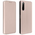 Miniatyrbillede 1 af 4: Hus - Sony - Xperia 10 2 - Øko-læder - Roséguld - Stativfunktion Rose guld
