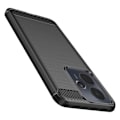 Pikkukuva 2 / 5: Coque pour Realme 14T Silicone Design Carbone Brossé Noir