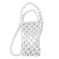 Miniatyrbild 1 av 4: White TressBag Series Flätad Virkad Smartphone sockfodral