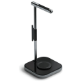 Pikkukuva 2 / 4: SATECHI 2-in-1 kuulokejalusta langattomalla laturilla - USB Type-C -lähtöportti ja magneettinen langaton laturi - yhteensopiva