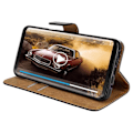 Miniatyrbillede 4 af 4: Galaxy S9 etui Læder folio pung funktion sort support gel shell Sort Svart