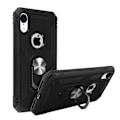 Pikkukuva 2 / 4: iPhone XR Kuori - AVIZAR - Kaksikomponenttinen - Jäykkä ja Pehmeä - Videotuki - Musta Svart