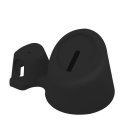 Miniatyrbillede 2 af 4: MagSafe Desktop Stand, Apple Watch og AirPods 3-i-1 dockingstation - Sort Svart