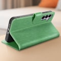 Miniatyrbillede 3 af 6: Etui til Samsung Galaxy A55 Flip Wallet og videoholder Grøn