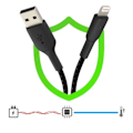 Miniatyrbild 4 av 5: USB till Lightning MFi 18W nylonflätad kabel 2m Charge and Synchro Belkin svart