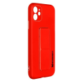 Miniatyrbillede 2 af 4: Coque iPhone 12 Mini - Wozinsky - Silikone Rød - Stødabsorberende - Foldestativ - Magnetisk Sådan Röd